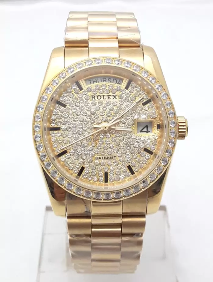 ₹ 9.999 Rolex Day Date Diamond Edition Mens Watch (2)